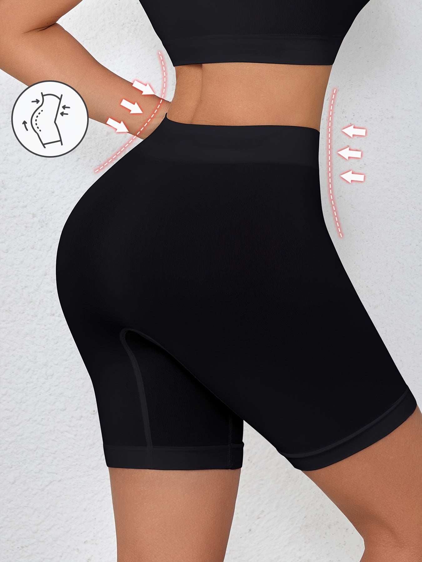 Women's Workout Leggings - High-Waist Stretch Fit detail view