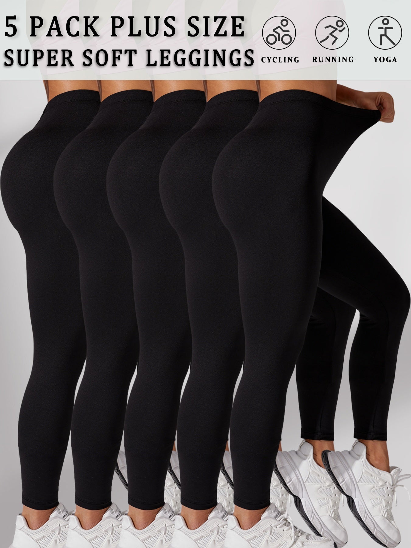 Women's Workout Leggings - Mixed Color - 1 Clean Finish – view 8