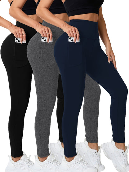 Women's Workout Leggings - Mixed Color 16 Pockets – view 3