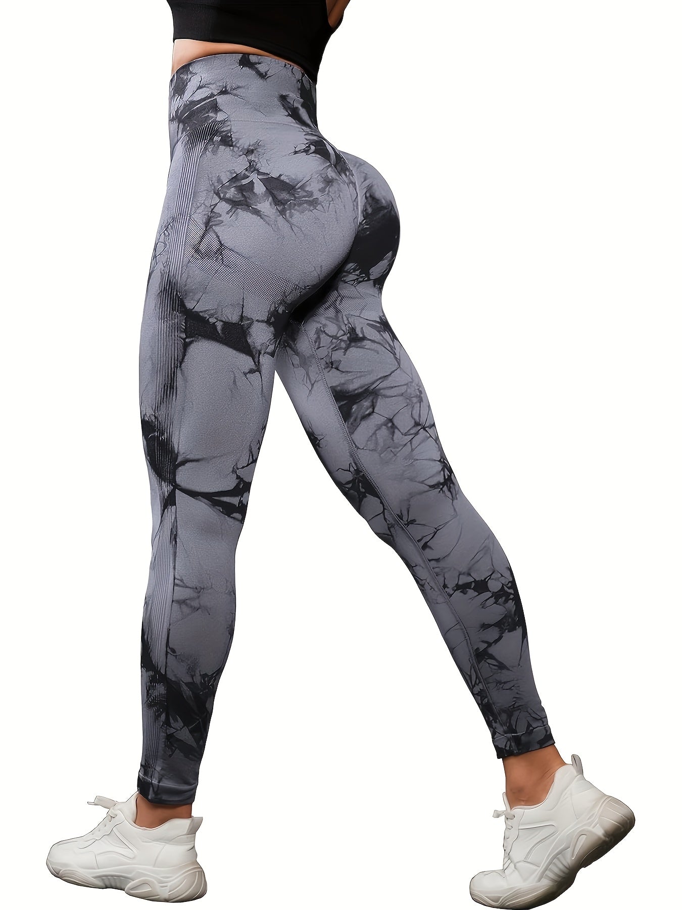 Women's Workout Leggings - Multicolor 1 Tummy Control detail view