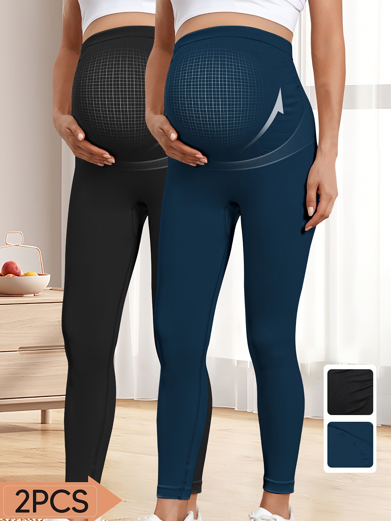 Women's Workout Leggings - Stretch Fit detail view