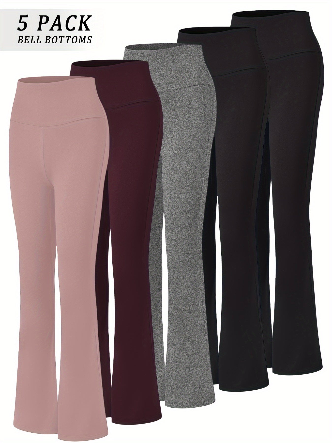 Women's Workout Leggings - Tummy Control Flared Fit – main product image