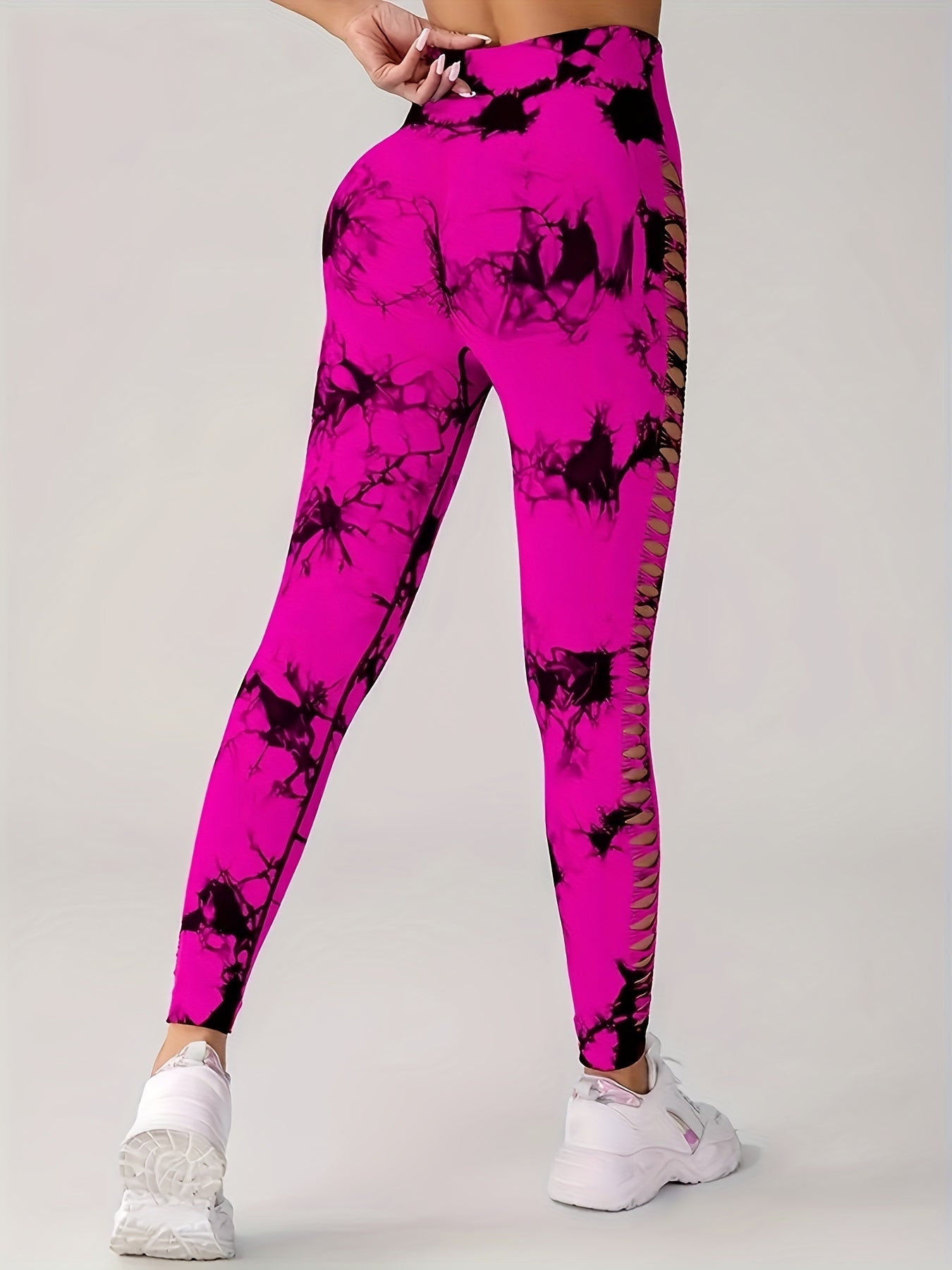 Women's Workout Pants - High Waist – Sizes S–L detail view