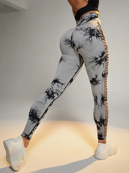 Women's Workout Pants - High Waist – Sizes S–L – Green option – main product image