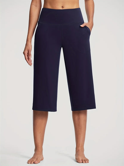Women's Workout Pants - High Waist Wide leg 75 detail view