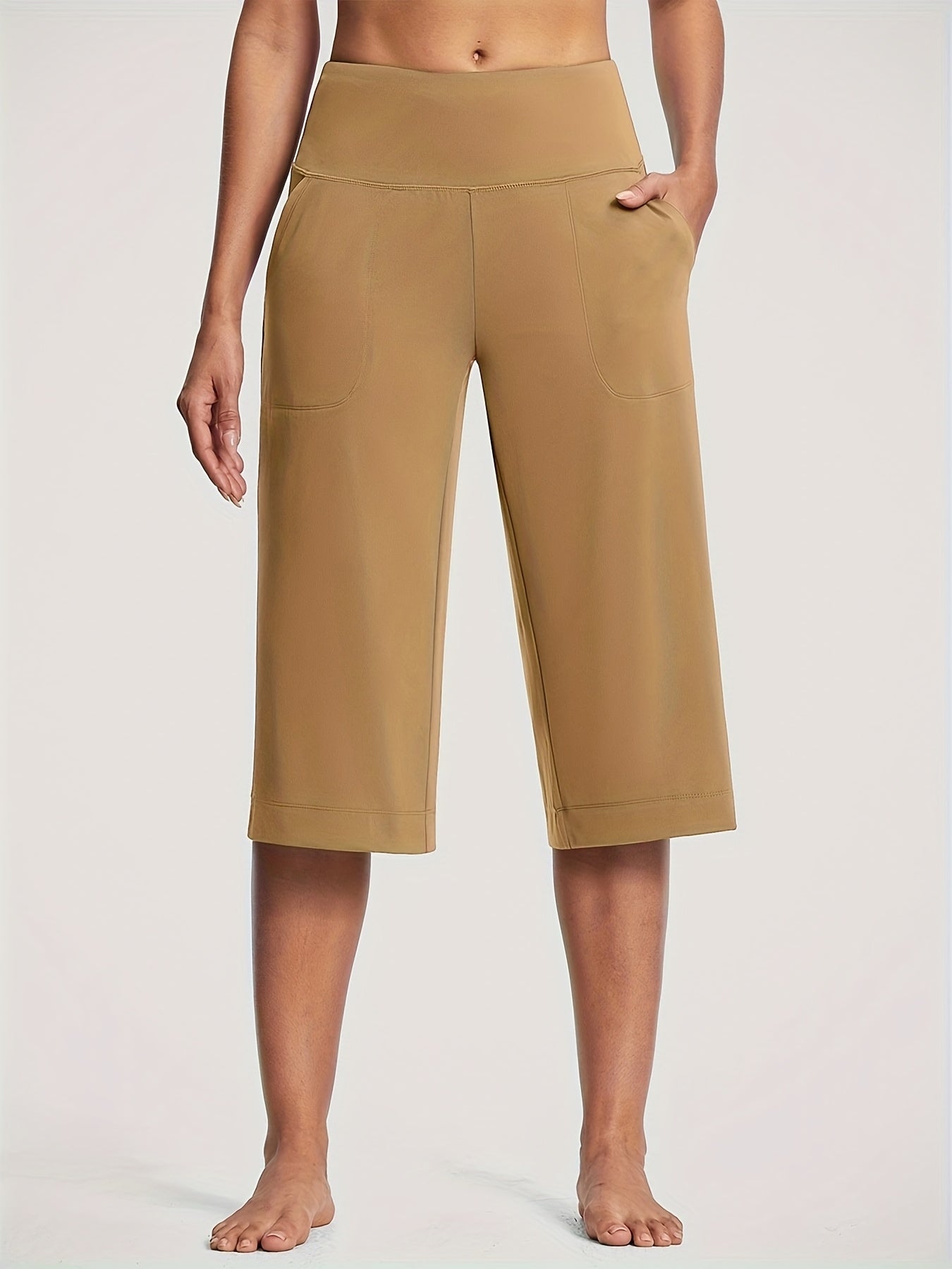 Women's Workout Pants - High Waist Wide leg 75 detail view