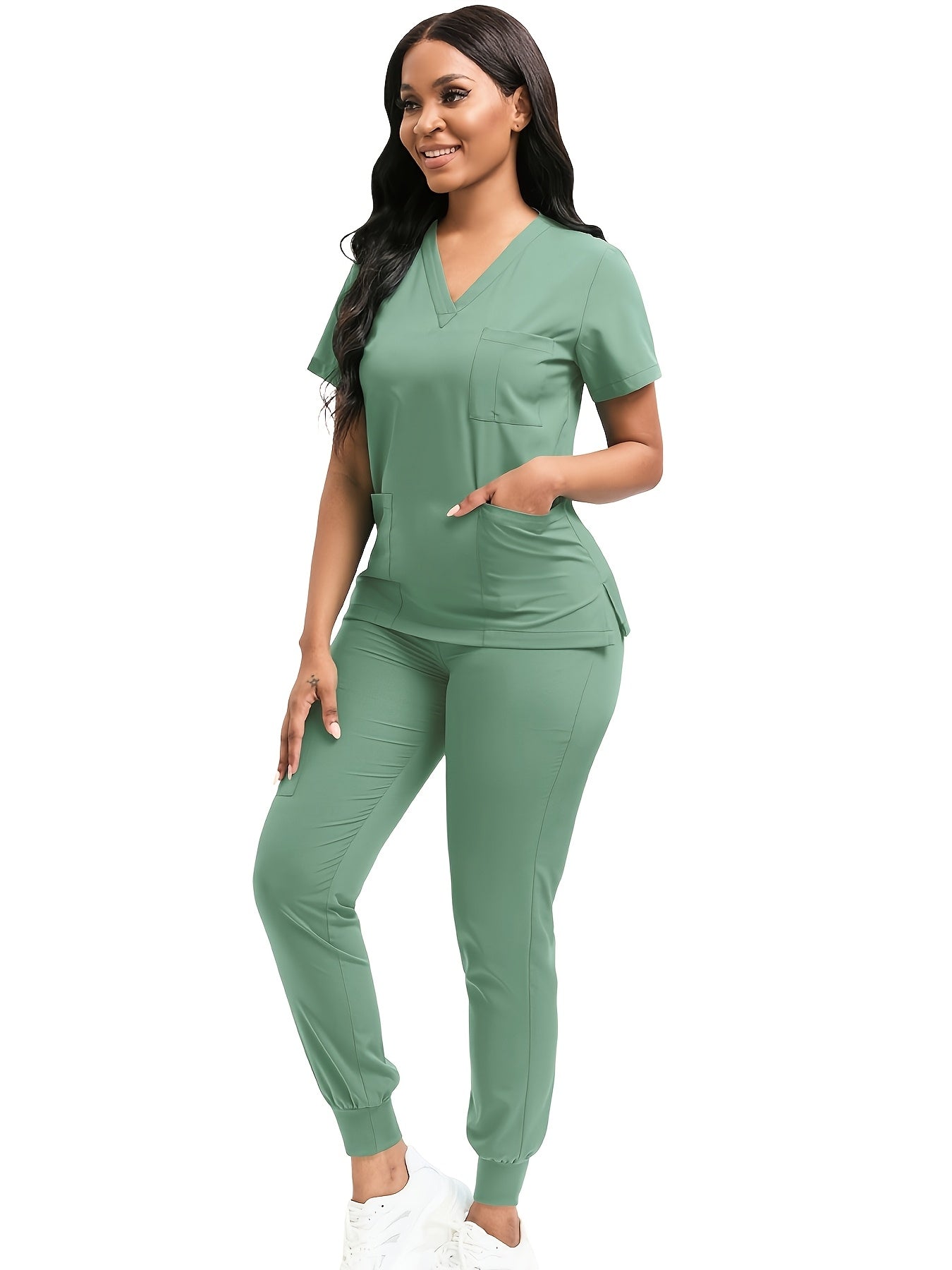 Women's Workout Set - Active Matching Style 92 – Green option – view 2