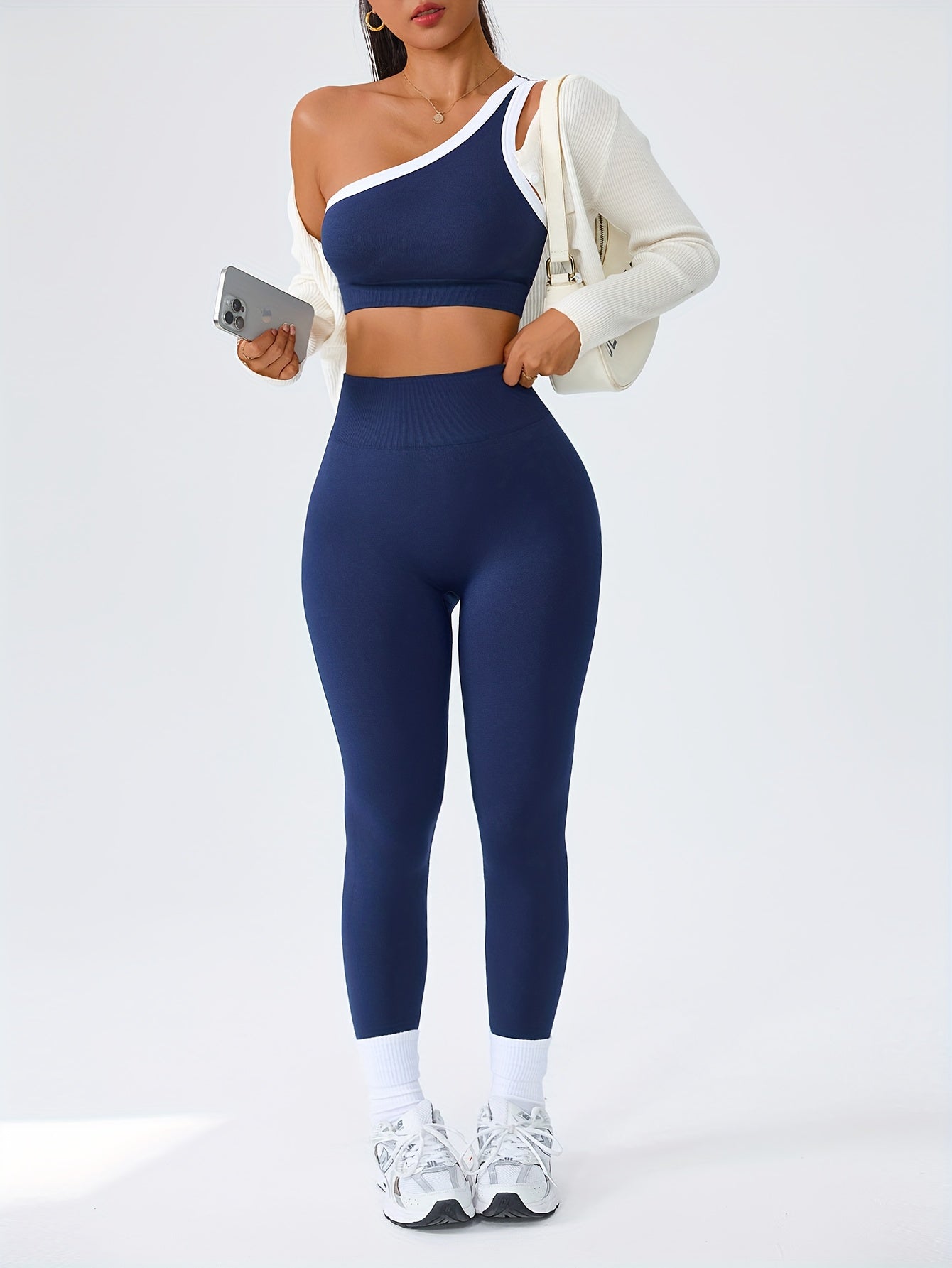 Women's Workout Set - Active Matching Style 97 – Navy option – view 2