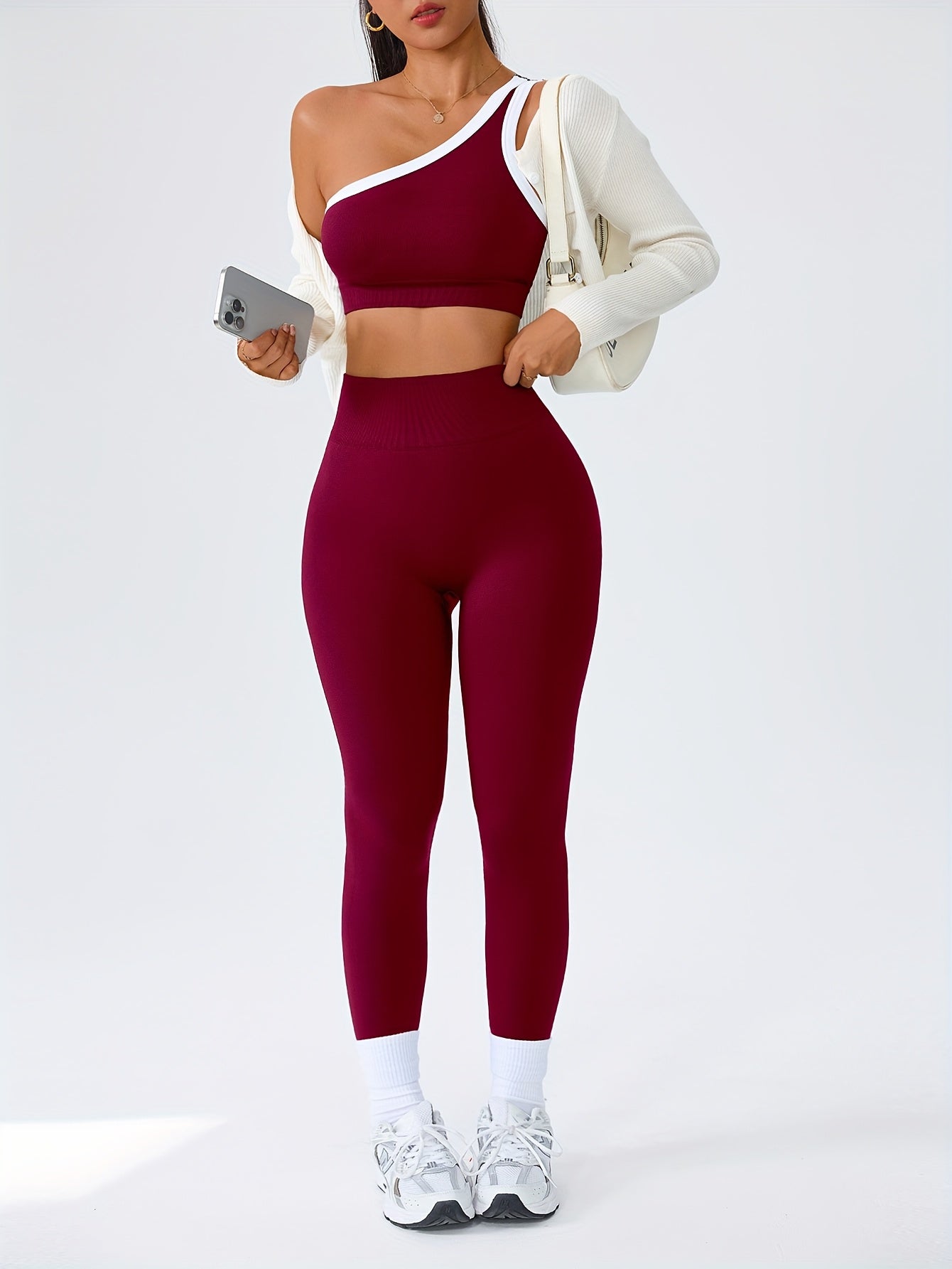 Women's Workout Set - Active Matching Style 97 – Navy option – view 4