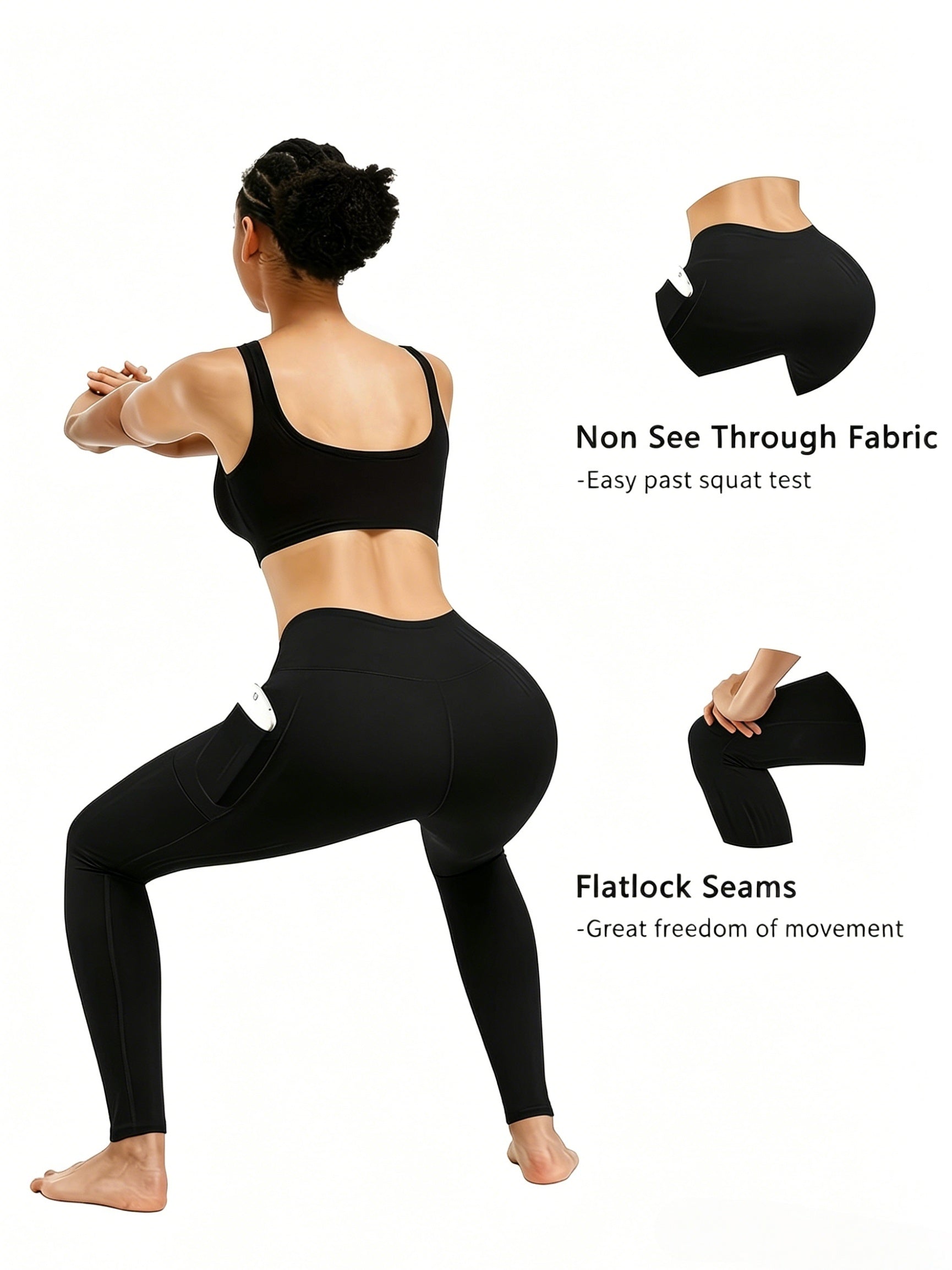 Women's Workout Shorts - Stretch Comfort – Sizes XS–XL detail view