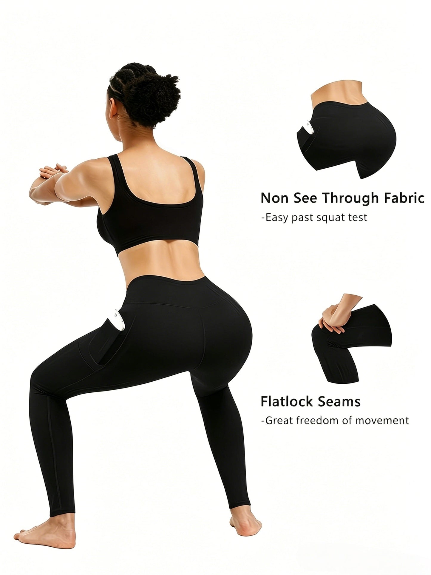 Women's Workout Shorts - Stretch Comfort – Sizes XS–XL detail view