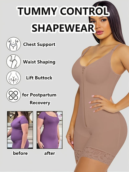 Women's Yoga Shapewear Bodysuit - Detachable Strap Body-Sculpting Shaper – view 5