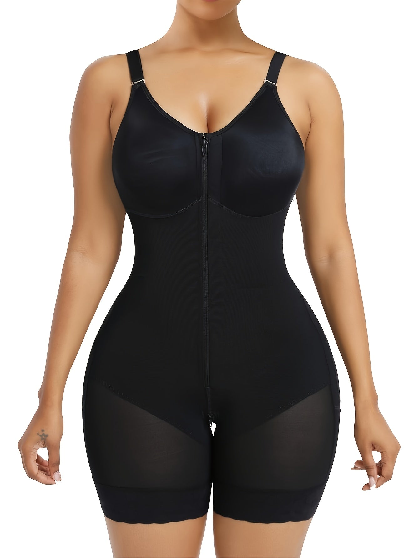 Women's Yoga Shapewear Bodysuit - Detachable Strap Body-Sculpting Shaper – view 12