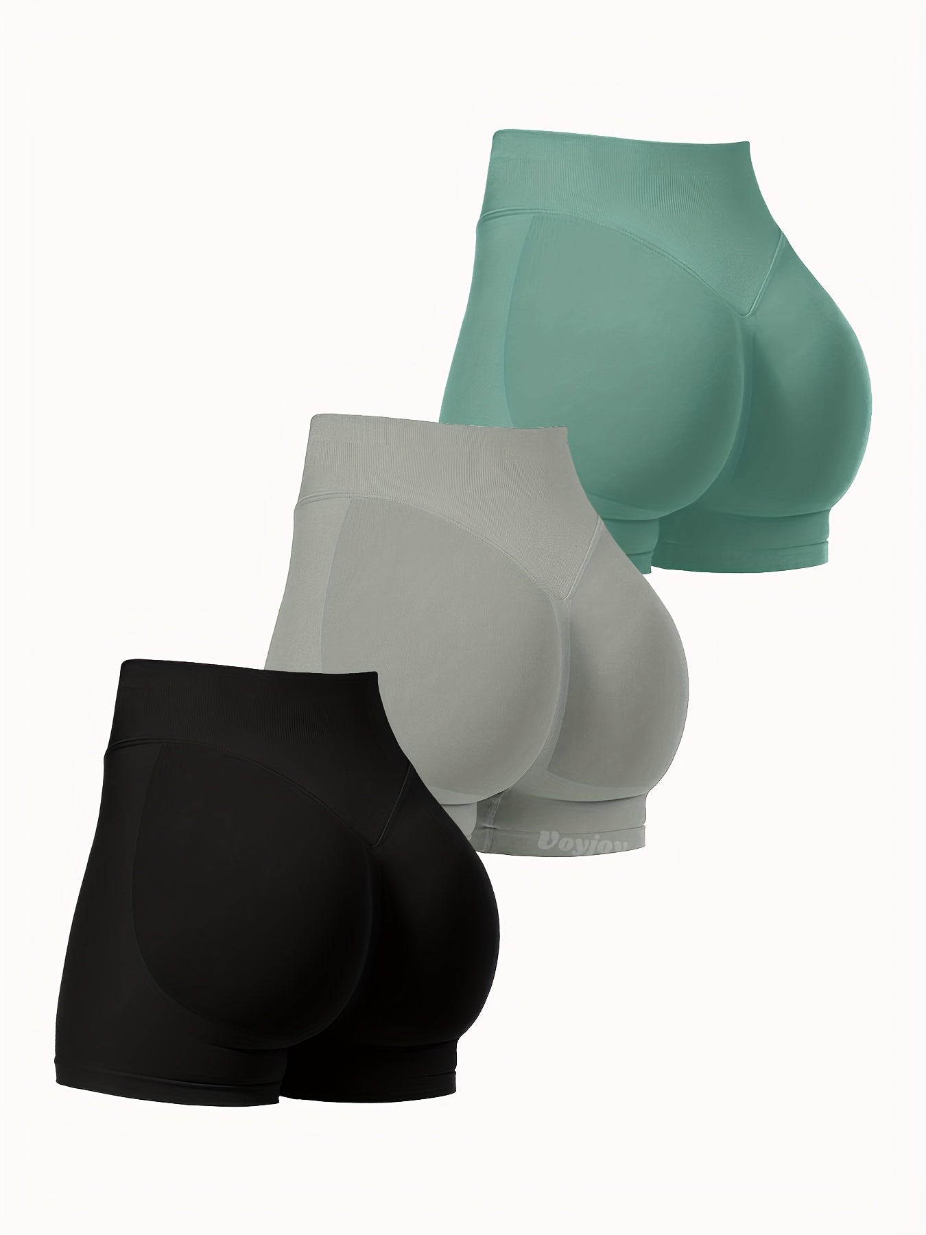 Women's Yoga Shorts - 3-Pack Clean Finish – main product image