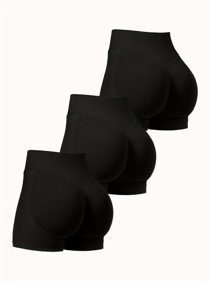 Women's Yoga Shorts - 3-Pack Clean Finish detail view