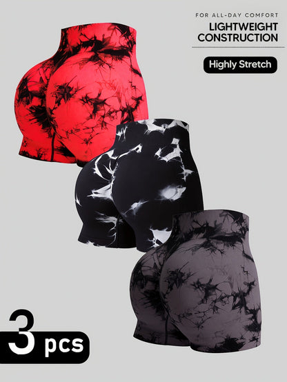 Women's Yoga Shorts - 3-Pack Regular Fit detail view
