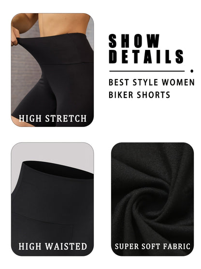 Women's Yoga Shorts - 4-Pack Clean Finish detail view