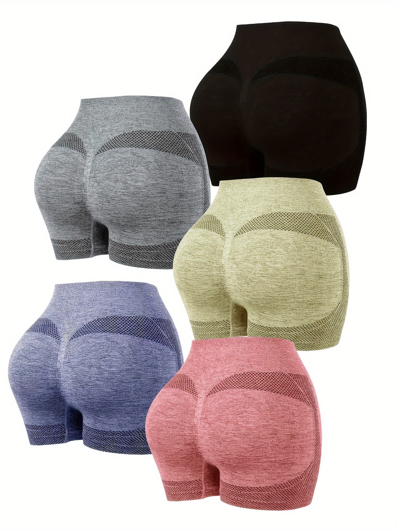 Women's Yoga Shorts - 5-Pack Clean Finish – main product image