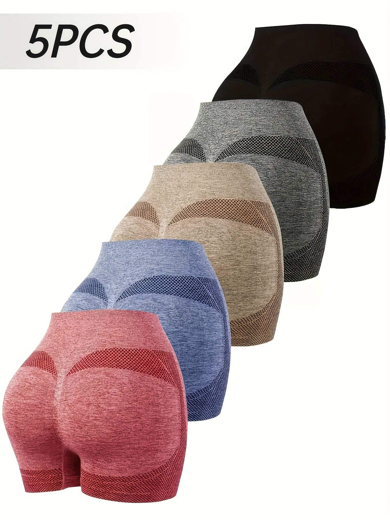Women's Yoga Shorts - 5-Pack Clean Finish – view 7