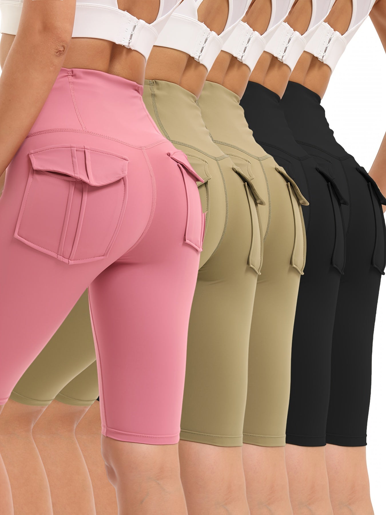 Women's Yoga Shorts - 5-Pack Fitted – view 3