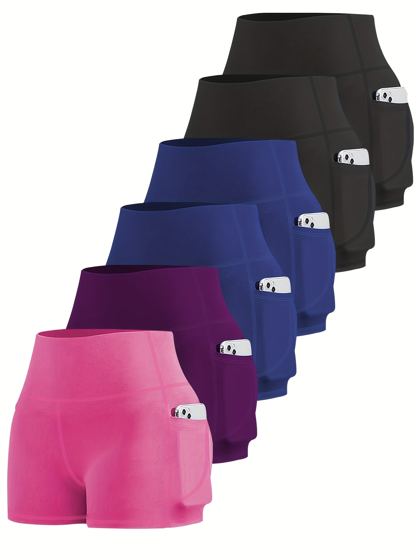 Women's Yoga Shorts - Combination 1 Pockets – main product image