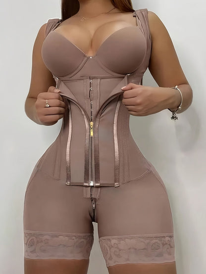 Women's Zip Front Shapewear Bodysuit - Post-Surgical Full Body Shaper – view 14